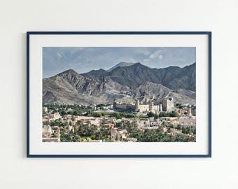 Bahla Fort, OMAN - Photographic print of Omani landscape