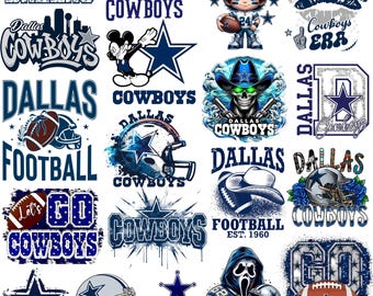Dallas PNG Bundle | Football Mascot | Game Day | Cowboys PNG | University Pride