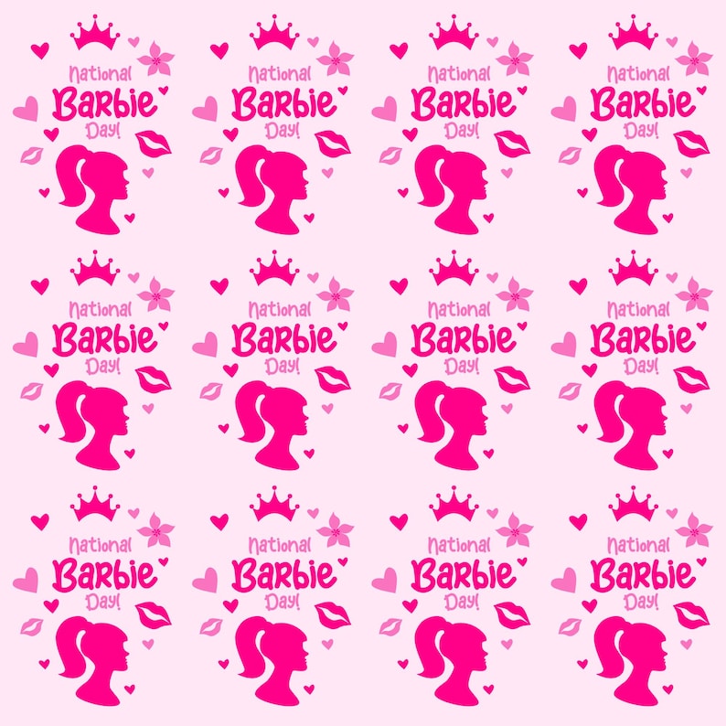 Barbie Doll Digital Papers, Digital Download, Seamless Patterns - Etsy
