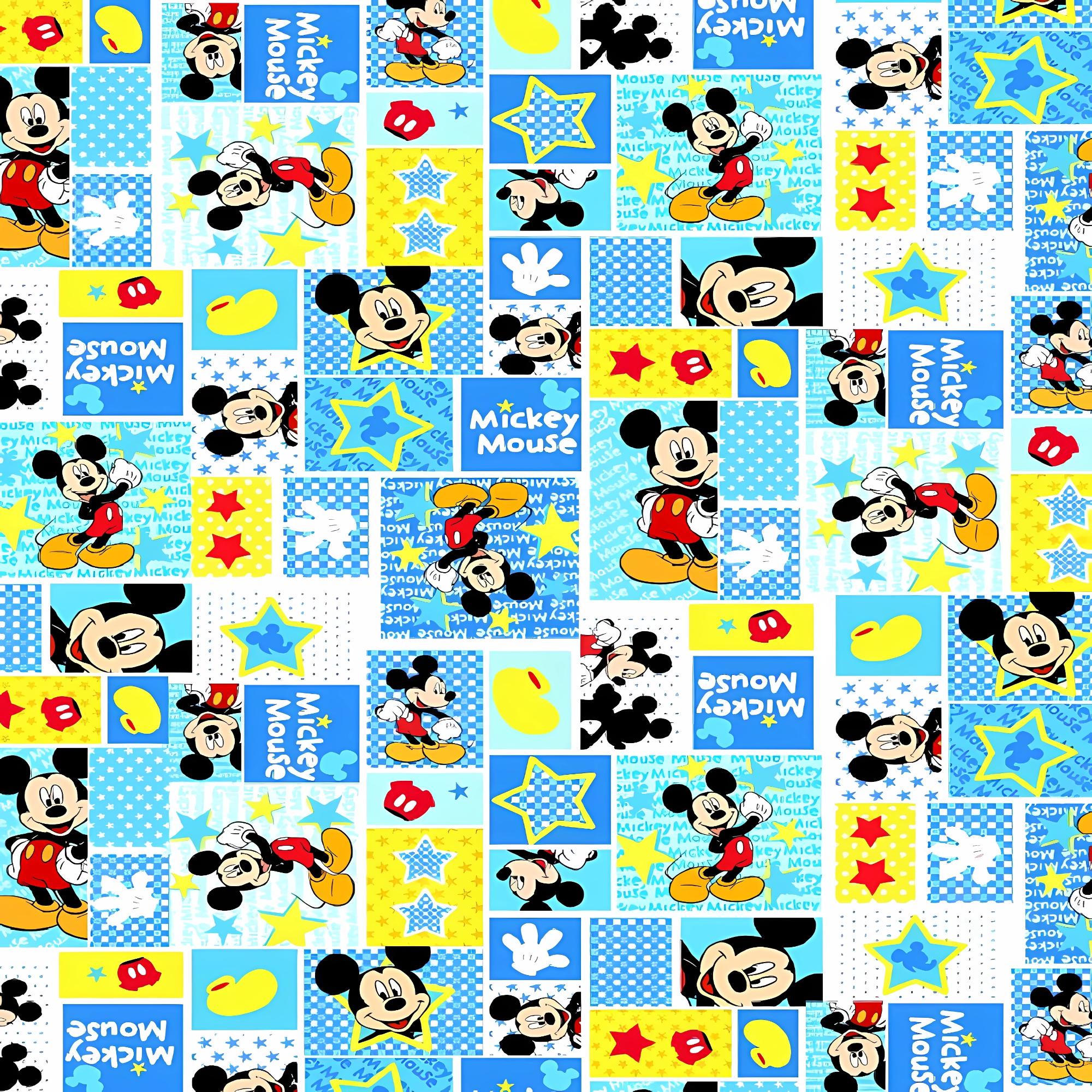 30+ Mickey Mouse Digital Papers: Scrapbooking & Crafts (instant ...