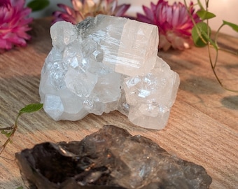 Clear Quartz Smokey Quartz Set