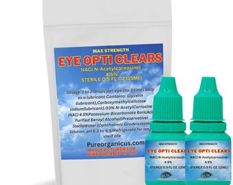 C-NAC Eye Drops, N-Acetyl-Carnosine Eye Drops Antioxidant Eye Support | 2 Pack Eye Solution