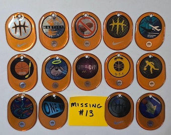 Nike House of Hoops Keychain Fob Ptl Set 1–15 Missing 13 Foot Locker Vintage Y2K