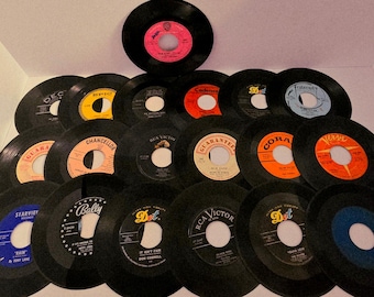 1950s 45 RPM Record Lot Pop Crooner G - VG+ Perry Como Tab Hunter Pat Boone