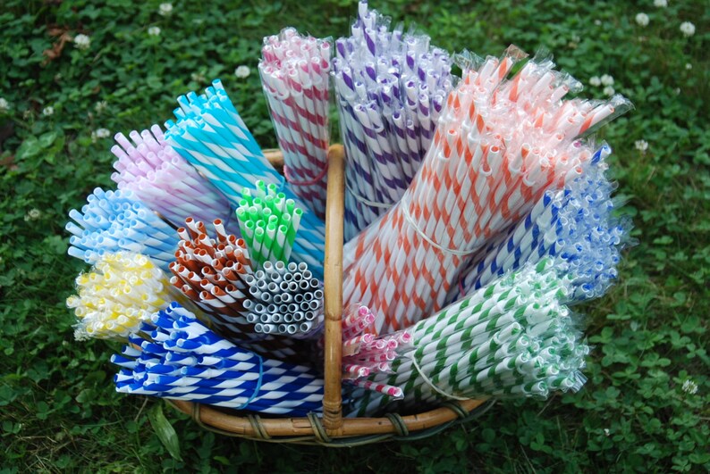 Reusable Straws BPA Free Eco Friendly Striped Mason Jar Etsy