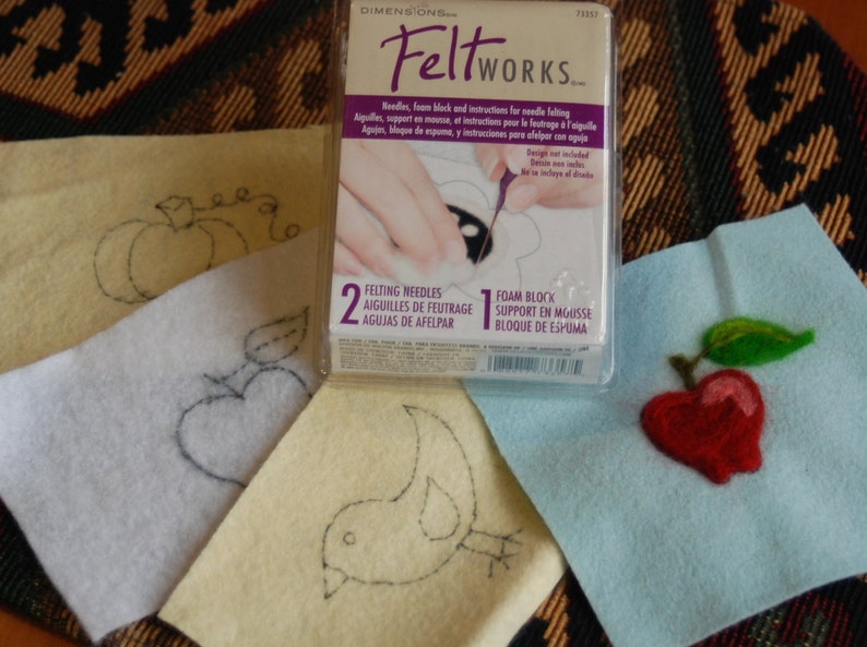 How to Needle Felt for Beginners PDF Instructions With Photos Etsy