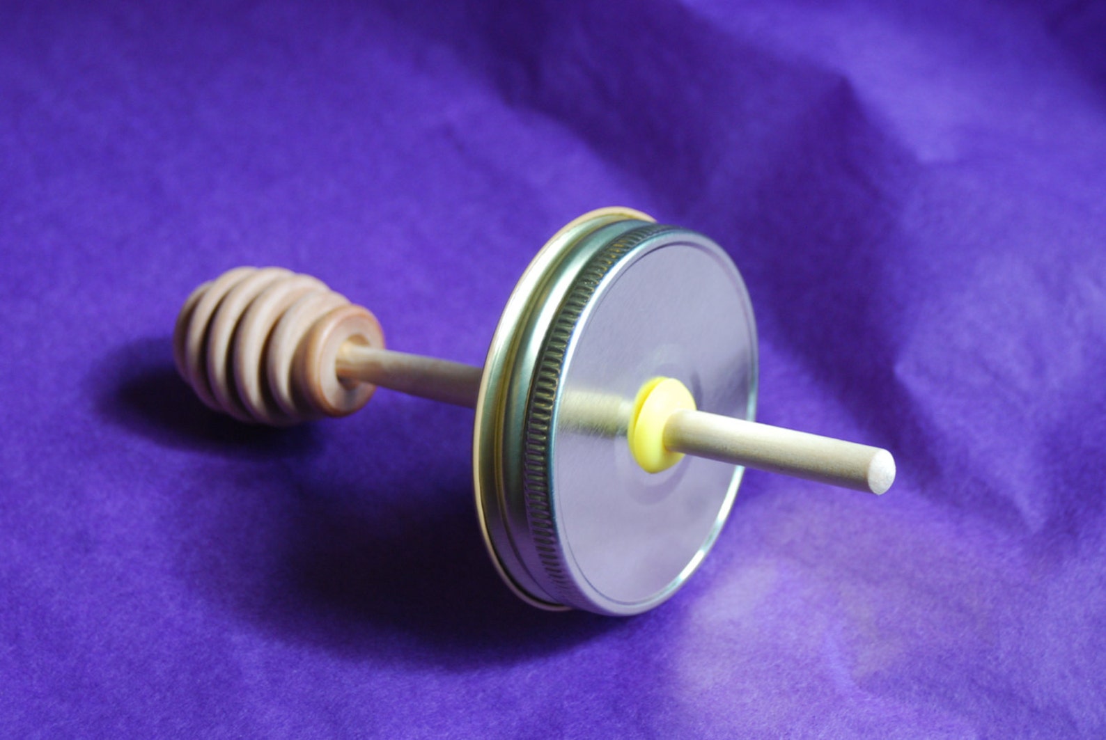 Honey Dipper With Lid All Natural Birch Honey Dipper Fits Etsy