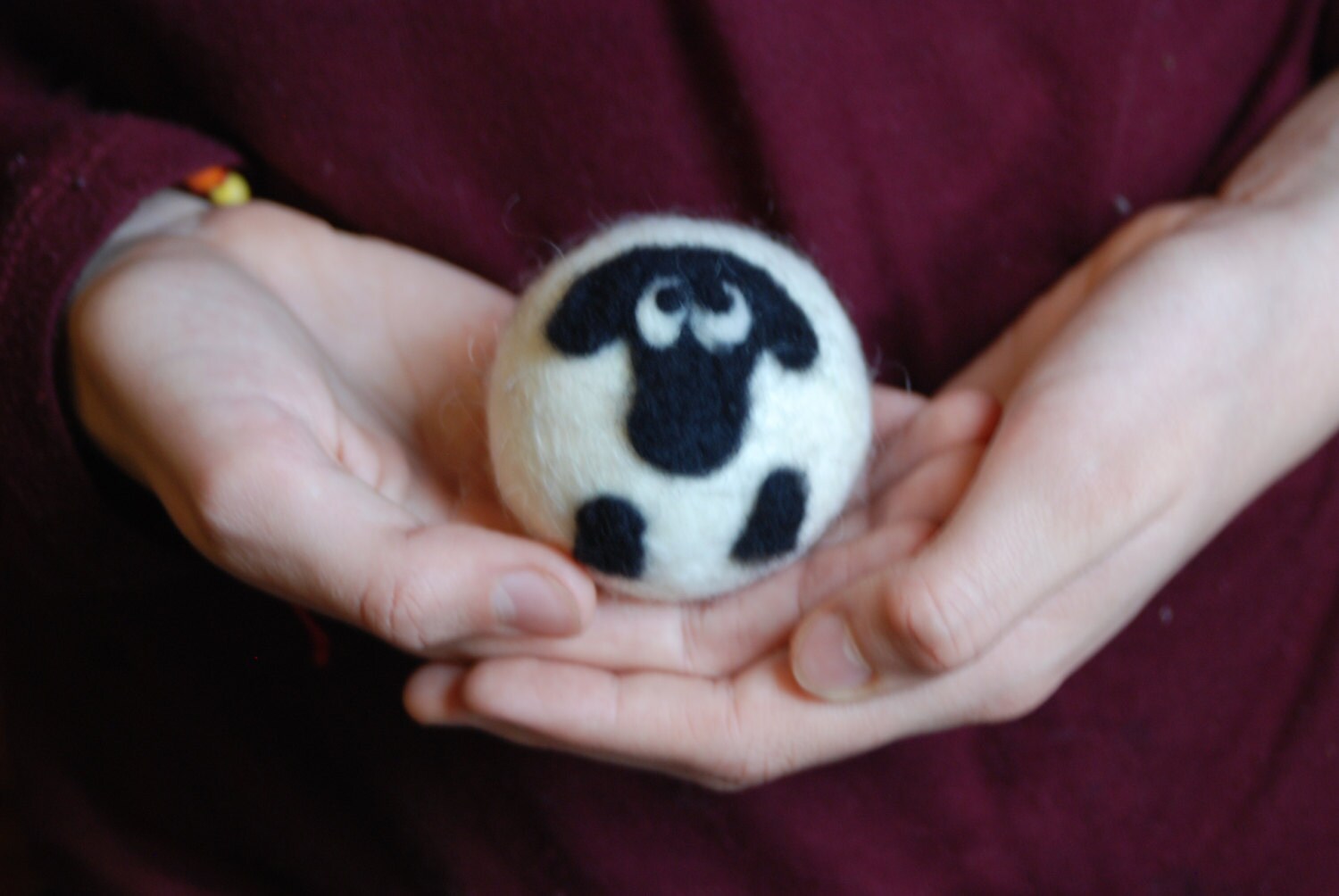 Wool Play Ball for Kids Dogs or Dryer Ball 100 Natural Eco Etsy
