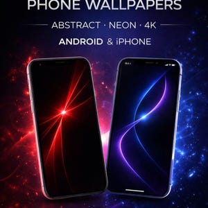 Dark AMOLED Phone Wallpapers – 10 Abstract 4K Backgrounds for iPhone & Android