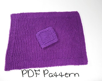 Breipatroon Placemat Couvert Beginpatroon Eenvoudig onderzetterpatroon