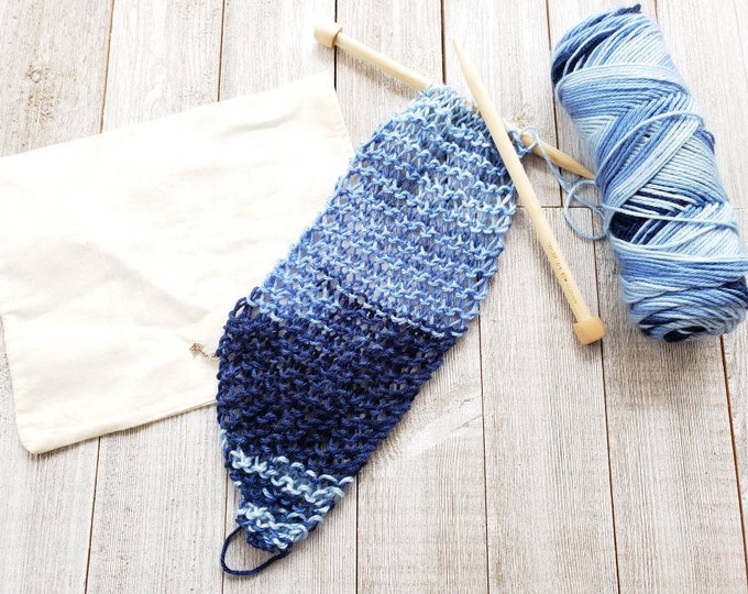 Skinny Scarf Knitting Kit DIY Kit Perfect for Beginners Fashion Scarf Knit Kit