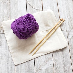Washcloth Knitting Kit / Beginner DIY Washcloth and Coaster Kit / Easy Knitting Pattern