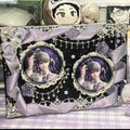 Gothic Lace Ribbon Bow Pin Display Board Ita Bag Insert Kawaii Coquette Anime Merch Accessory Collector Gift