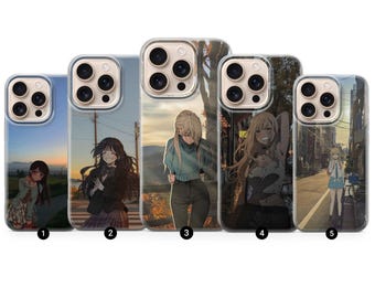 Bonita funda de teléfono con personaje de anime de Marin Kitagawa para iPhone 17 Air 16e Pro Max 15 14 13 / Samsung A37 A57 S26 Ultra S25 FE / Google Pixel 10A