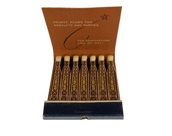 Feature Matchbook CBS Radio Radio Hollywood Restaurant Cocktail Lounge Unstruck
