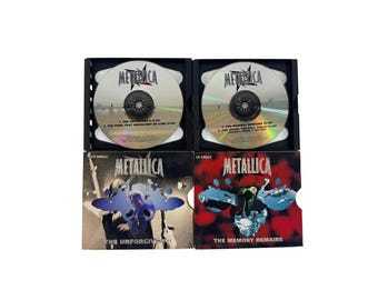 Metallica CD Singles Lot The Unforgiven II Memory Remains 1997 1998 Elektra