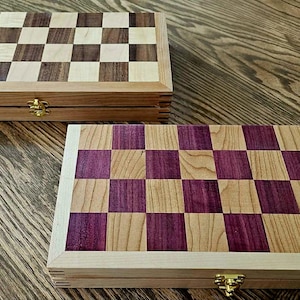Folding chess board/chess sets