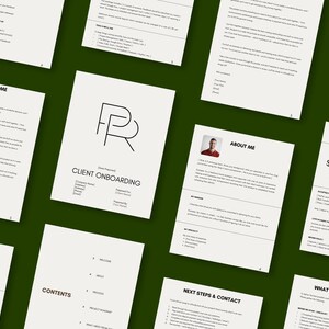 Modello di pacchetto di onboarding per clienti di agenzie di pubbliche relazioni, kit di benvenuto per le relazioni pubbliche (Canva PDF)
