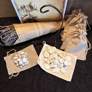 Hand-Sculpted Clay Diffuser Stones: Aromatherapy Ritual Pebbles