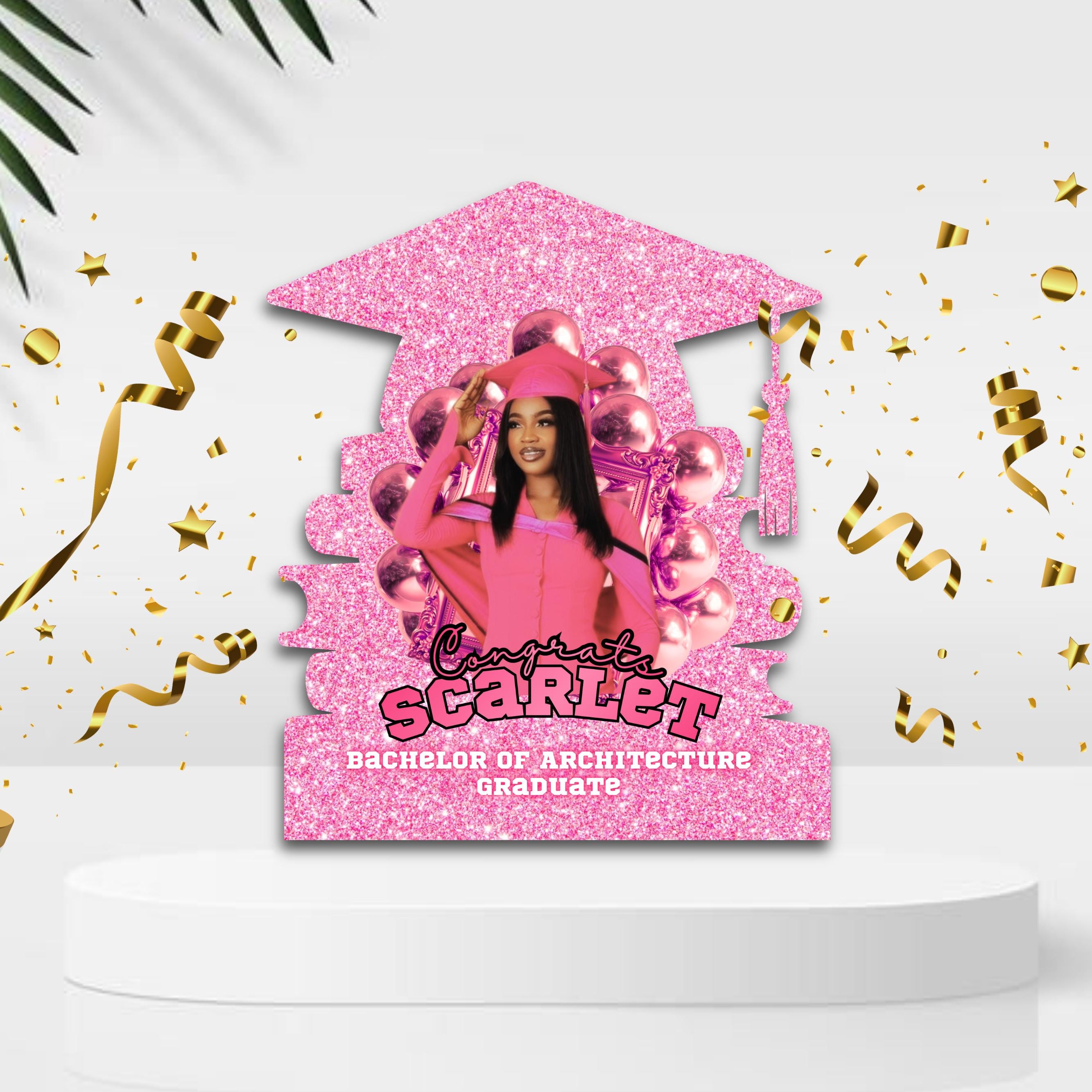 Pink Graduation BUNDLE Decor, Class of 2026, Floor Wrap, Graduation ...