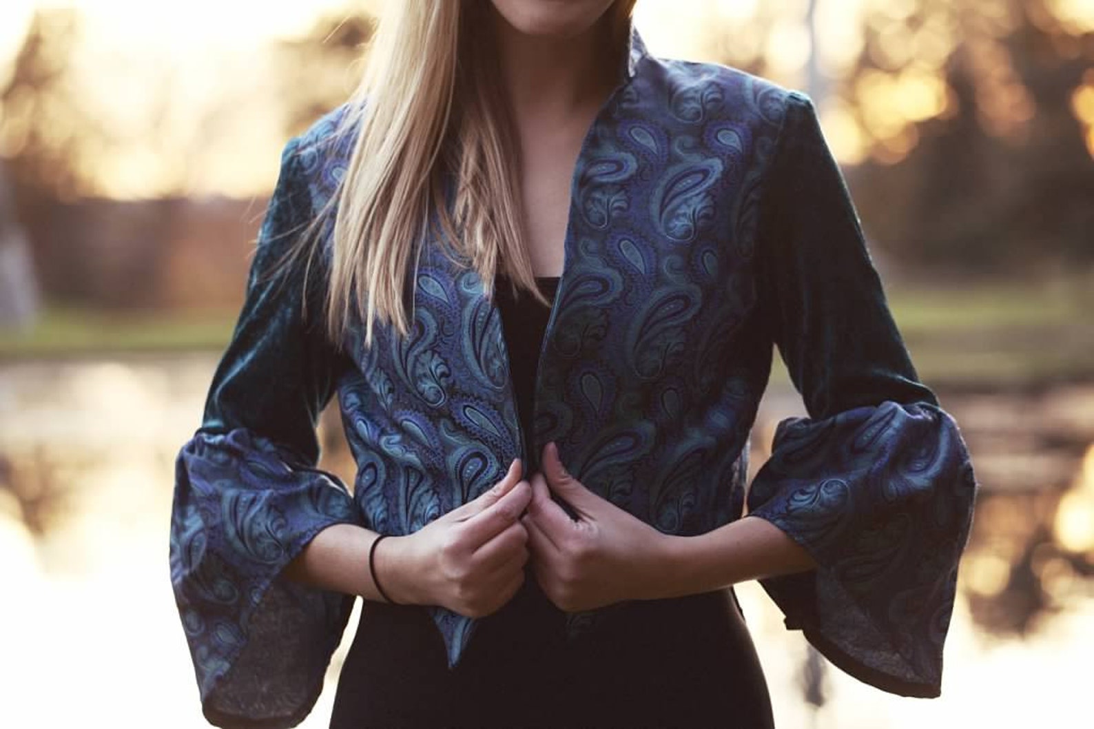 MADE BY TORI Jimi Hendrix Style Psychedelic Jacket Etsy