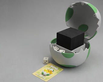 Caja para mazos de Yoshi Egg - Caja para mazos de Super Mario TCG