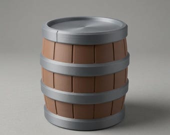 MTG Barrel Deck Box | Holds 100+  Sleeved Cards | 3D Printed MTG Commander