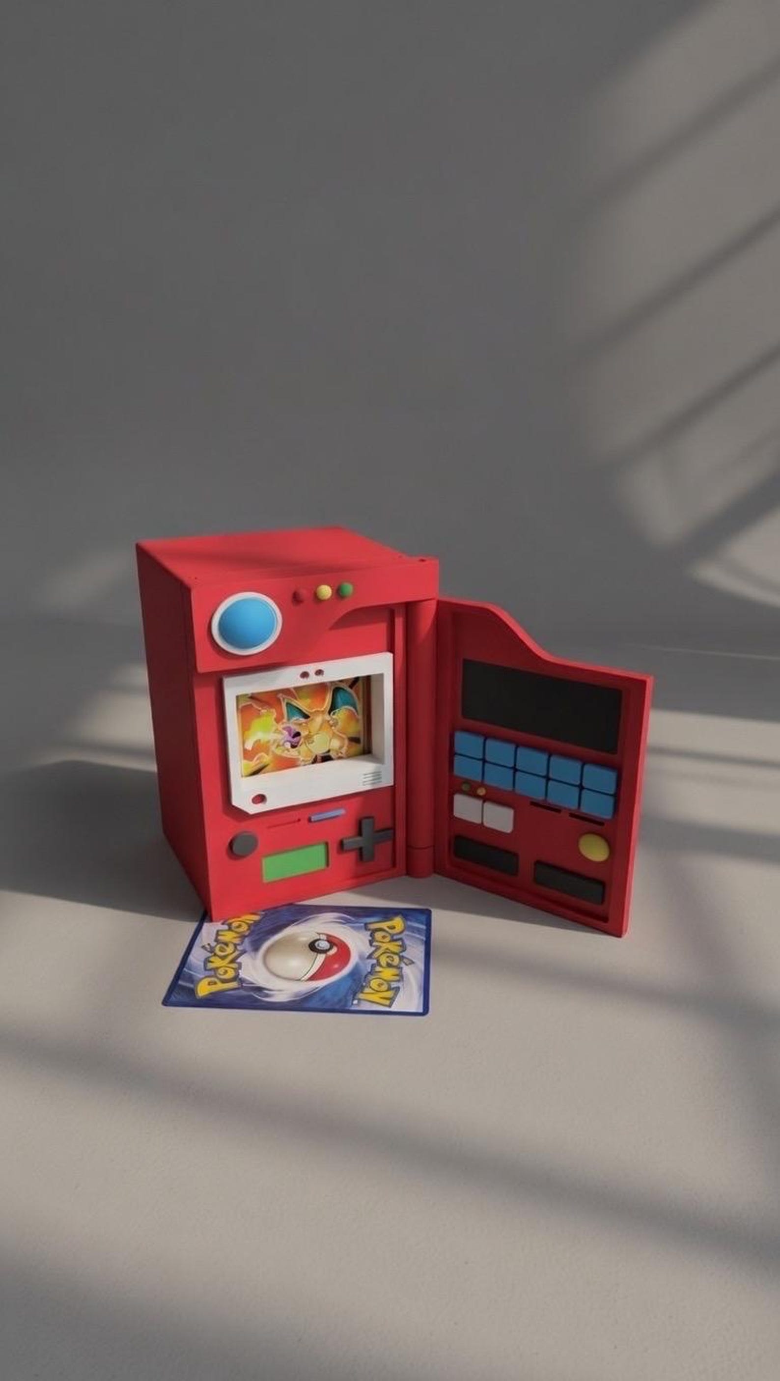 Pokémon Pokédex Deck Box | Holds 100 Double-sleeved Cards + Dice ...