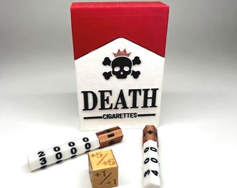 Pacote de Cigarros Sanji Death + 6 Contadores de Vida Magnéticos 1000-6000 | Vinsmoke Sanji One Piece TCG