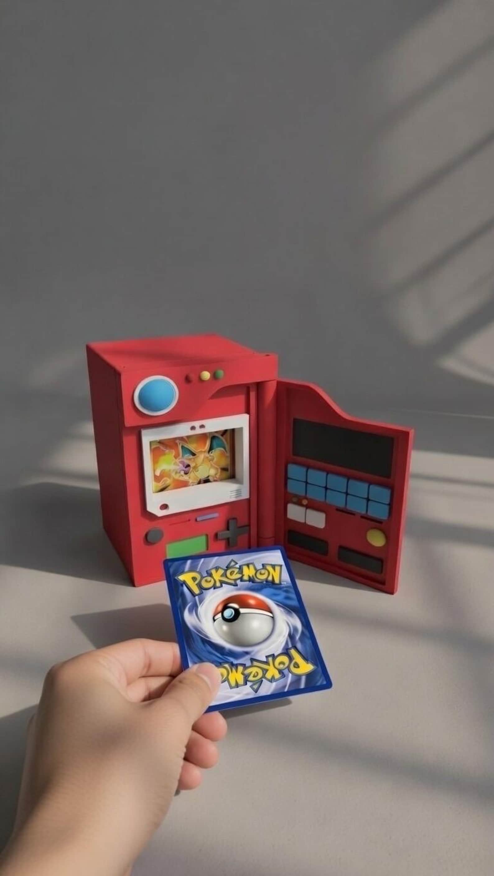 Pokémon Pokédex Deck Box | Holds 100 Double-sleeved Cards + Dice ...