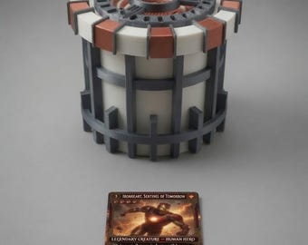 Iron Man Arc Reactor Inspired Deck Box | 3D Printed Magnetic MTG Commander