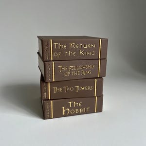 Caja de mazo de El Señor de los Anillos (impresión 3D) para 100 cartas con fundas de MTG Commander. Almacenamiento de cartas de TCG de fantasía.