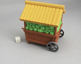 Cabbage Merchant’s Cart Deck Box - MTG Commander 100+ Cards | Avatar: The Last Airbender 3D Printed