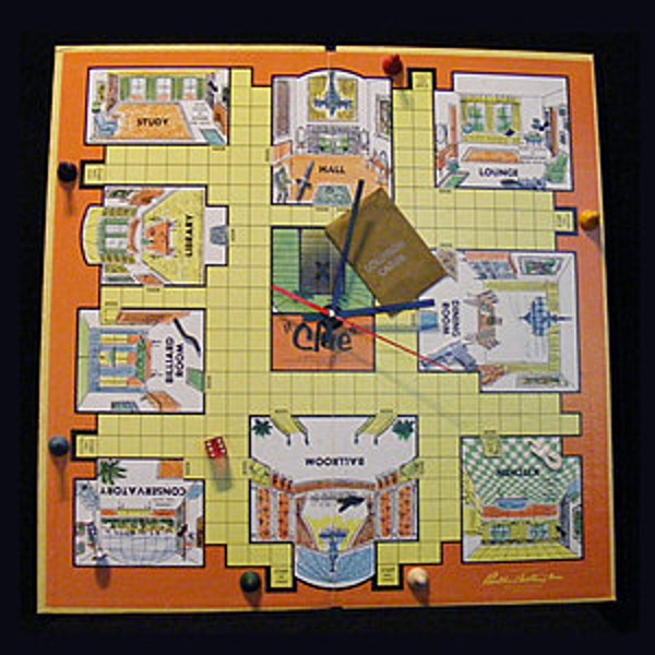 Clue Board Game Clock