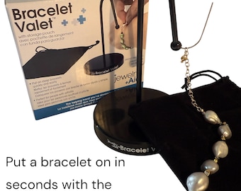 Bracelet Valet, Easy Bracelet Helper with Travel Pouch, Bracelet Friend, Jewelry Lover, Disability Aid, Bracelet Fastener, Self Care Gift