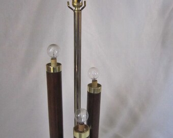Mid Century Wood Table Lamp