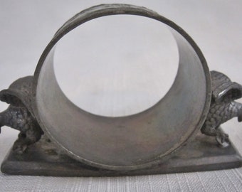 Victorian Figural Silverplate Napkin Ring