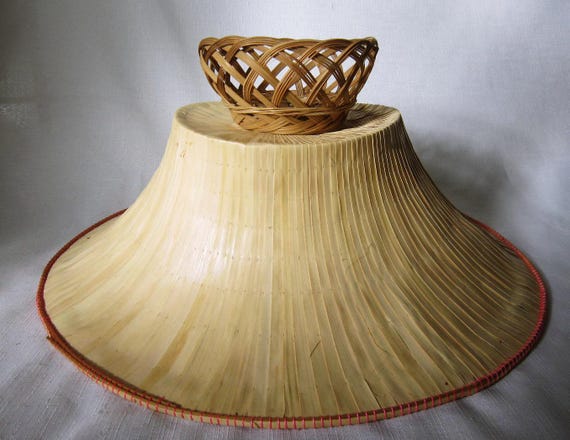 Vintage Thai Straw Hat - image 3