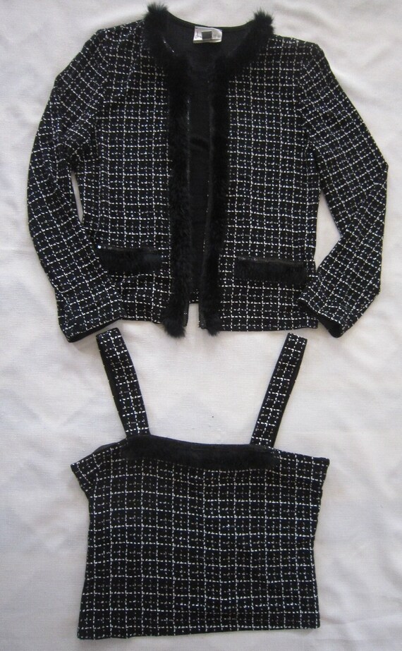 Vintage Joseph Ribkoff Chanel Style Cardigan Set