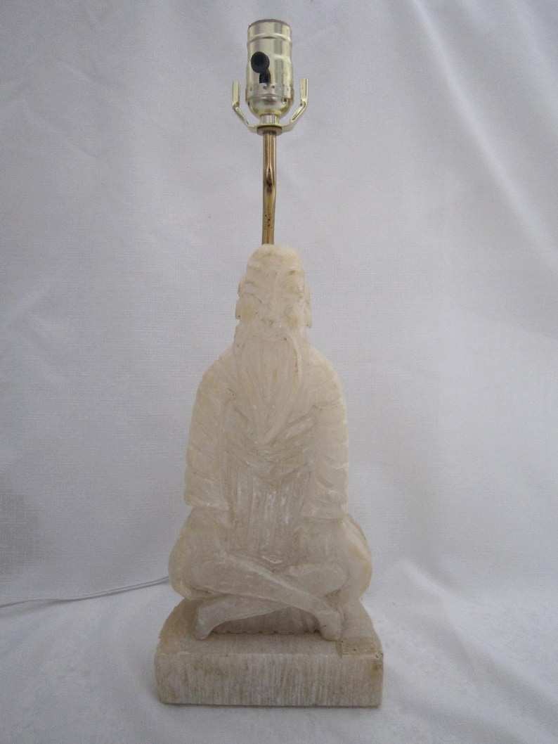 Regency Chinese Lamp, Stone image 1