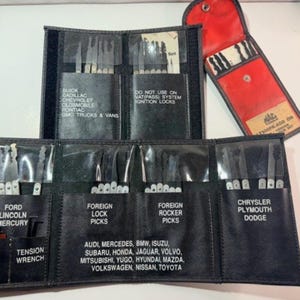 Snap-on Werkzeuge LPK340A & (2) MAC Werkzeuge Grand Master Lock Set LT500PK #505