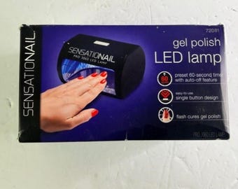 Lámpara de curado LED para esmalte de uñas en gel Sensationail Pro 3060 ¡NUEVA! #398