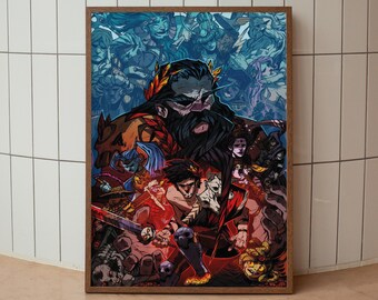 Hades Poster | Zagreus Wall Art | Gamer Room Decor