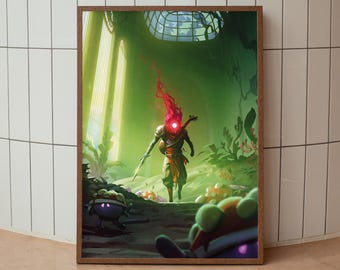 Dead Cells Poster Print, Gaming Poster, Room Decor, Wall Decor, Gaming Decor, Gaming Gifts, Video Game Poster, Video Game Print