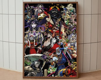 Hades Poster | Zagreus Wall Art | Gamer Room Decor