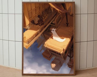 Rain World Poster, Video Game Prints,| Gaming Artworks, Gamer Room Wall Decor, Video Game Posters, Wall Art