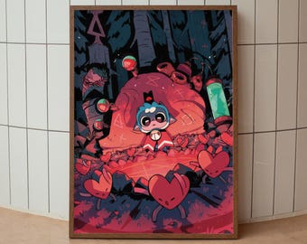 Cult of the Lamb Poster | Gaming Poster | Gaming Artwork | Gaming Decor | Video Game Poster | Gaming Gift | Video Game Print | Wall Art