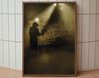 Dead Space Poster, Gaming Poster, Gaming Artwork, Gaming Decor, Video Game Poster, Gaming Gift, Video Game Print, Wall Art