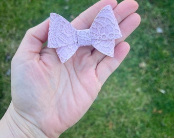 purple bow, Easter hair bow, Easter headband, Easter basket gift for girl