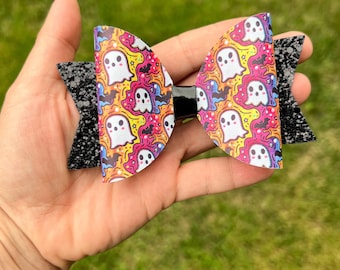 Halloween bows for girls, Halloween hair bow, Halloween hair clip, Halloween hair accessories